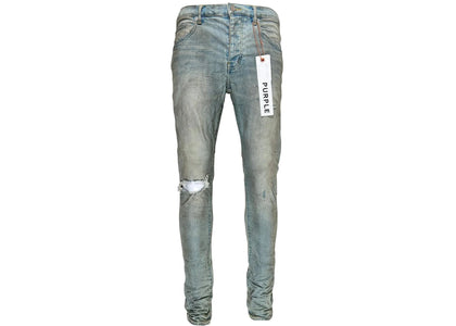 Purple Brand Light Dirty Wax Jeans Light Indigo - authentic Purple Brand product