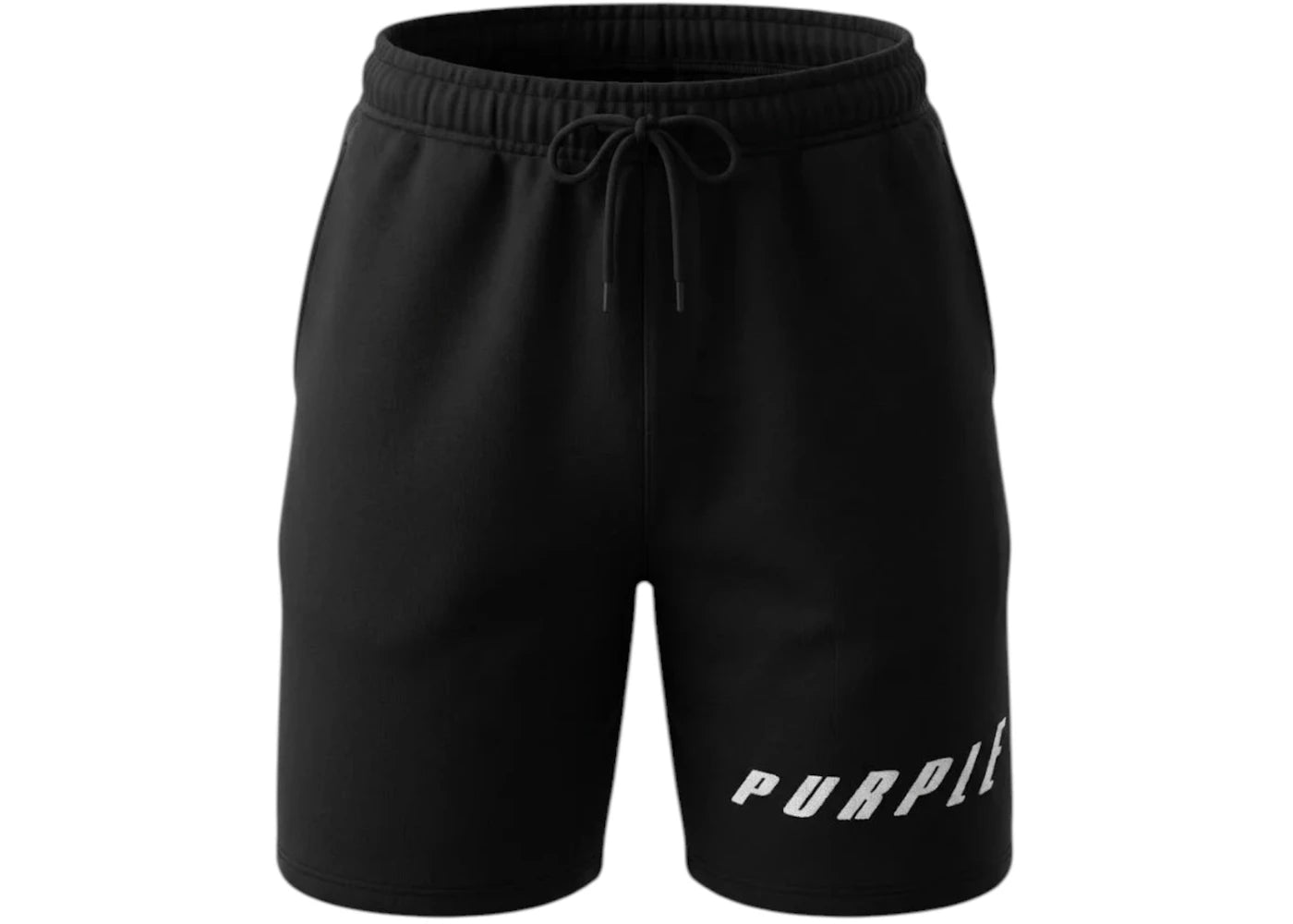 Purple Brand Midweight Fleece PO Short Black - vue secondaire A