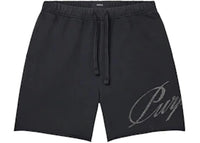 Purple Brand Midweight Fleece Po Shorts Black