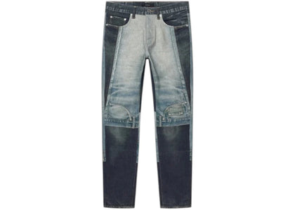 Purple Brand P001 Upside Down Jean Light/Dark Indigo - authentic Purple Brand product