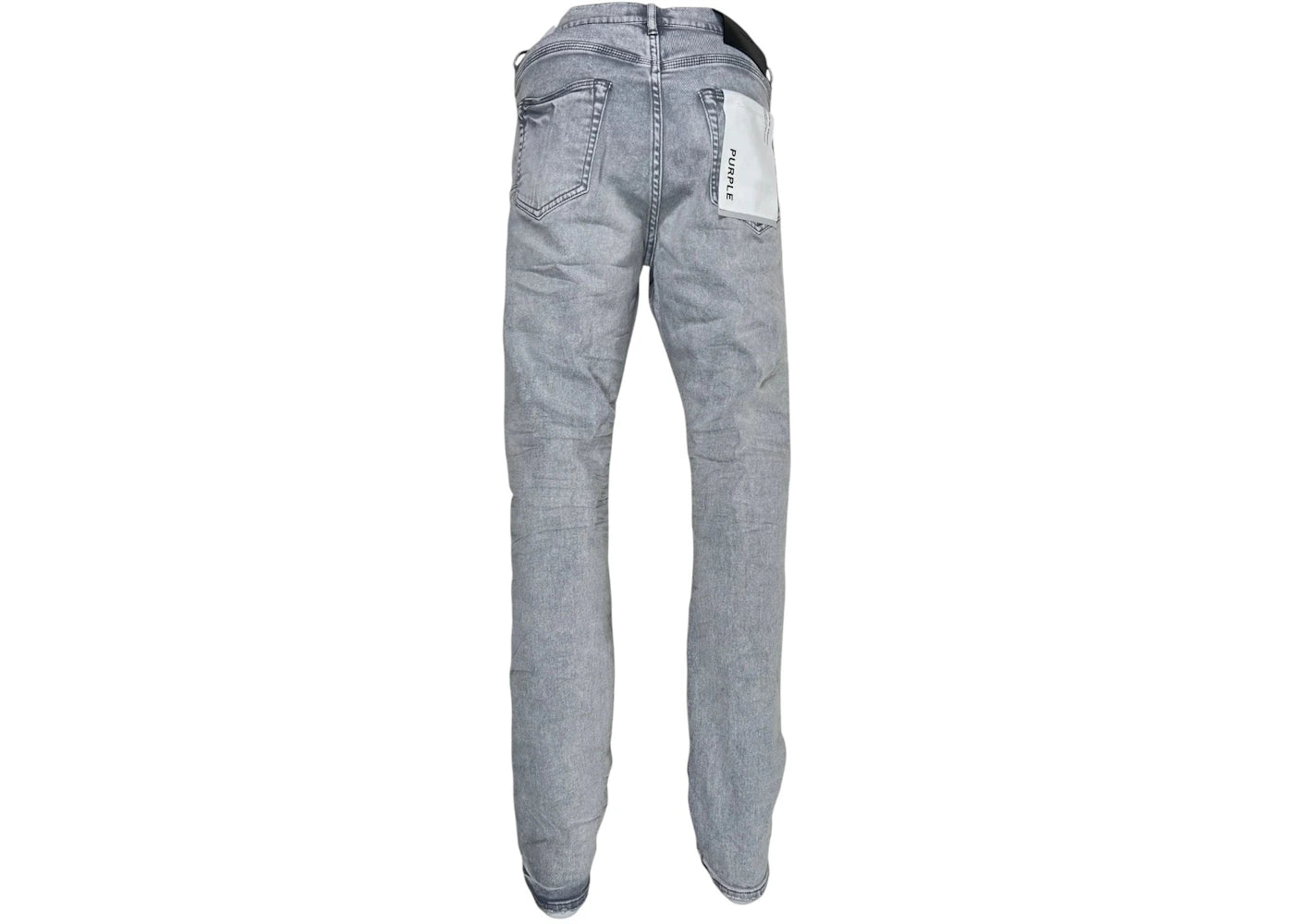 Purple Brand P005-AYDG325 Alloy Studs Jean Overdyed Grey - vue secondaire B