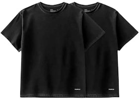 Purple Brand P145-CBBT824 2 Pack Jersey S/S Tee Black