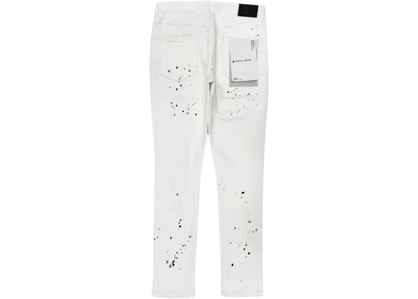 Purple Brand Paint Blowout Denim Pants White - vue secondaire A