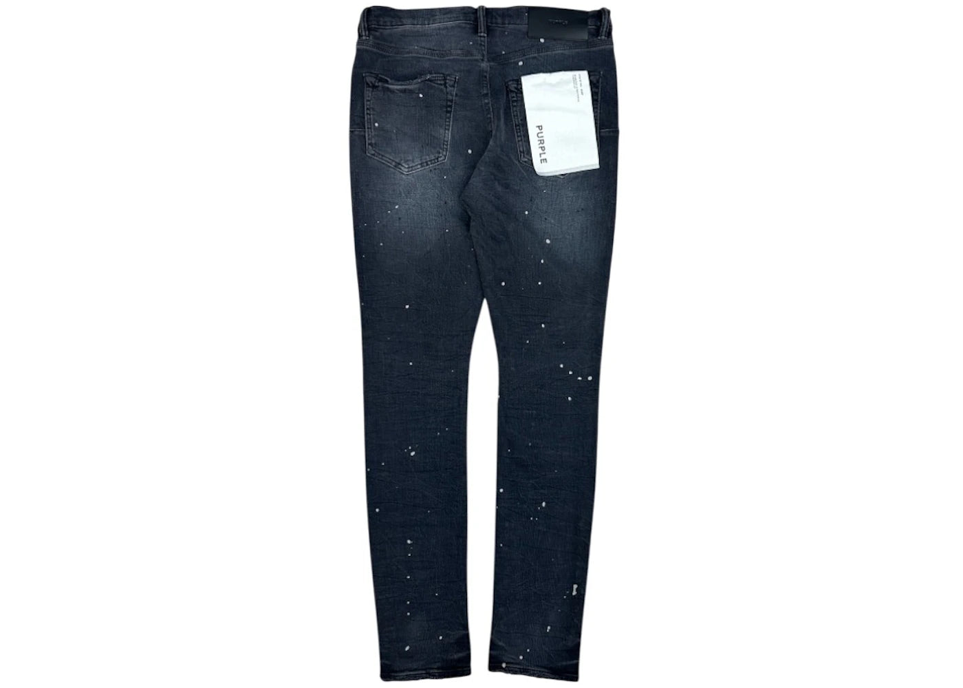 Purple Brand Reflective Paint Repair Jean Black - vue secondaire A