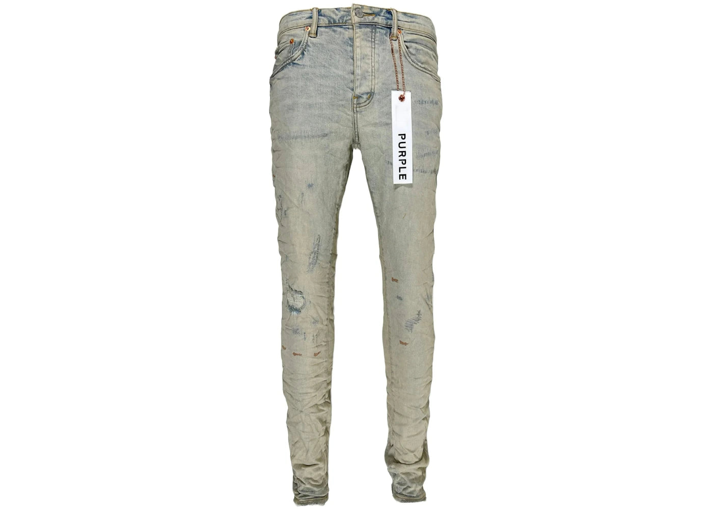 Purple Brand Superlight Oil Repair Jean Light Indigo - vue 360