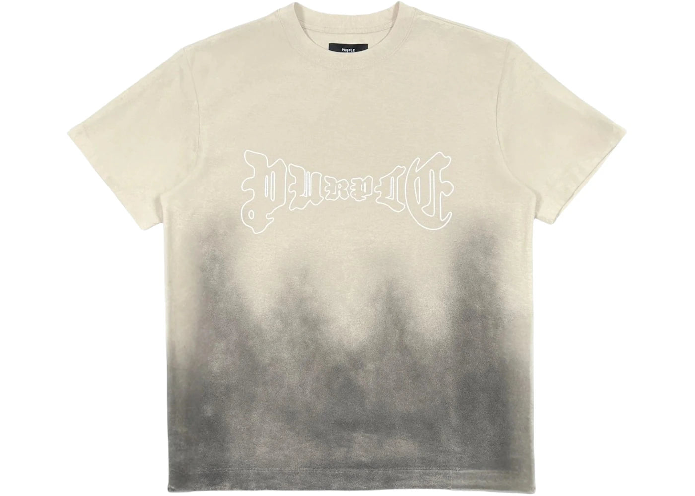 Purple Brand Textured Jersey SS Tee Khaki - vue secondaire A