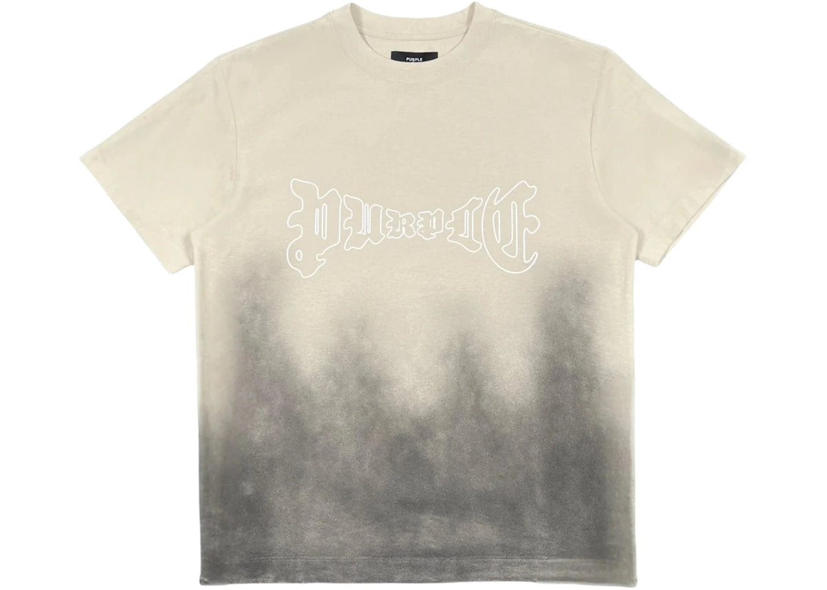 Purple Brand Textured Jersey SS Tee Khaki - vue 360
