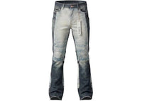 Purple Brand Upside Down Bootcut Jeans Blue