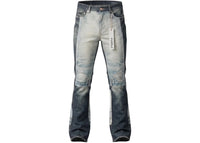 Purple Brand Upside Down Bootcut Jeans Blue