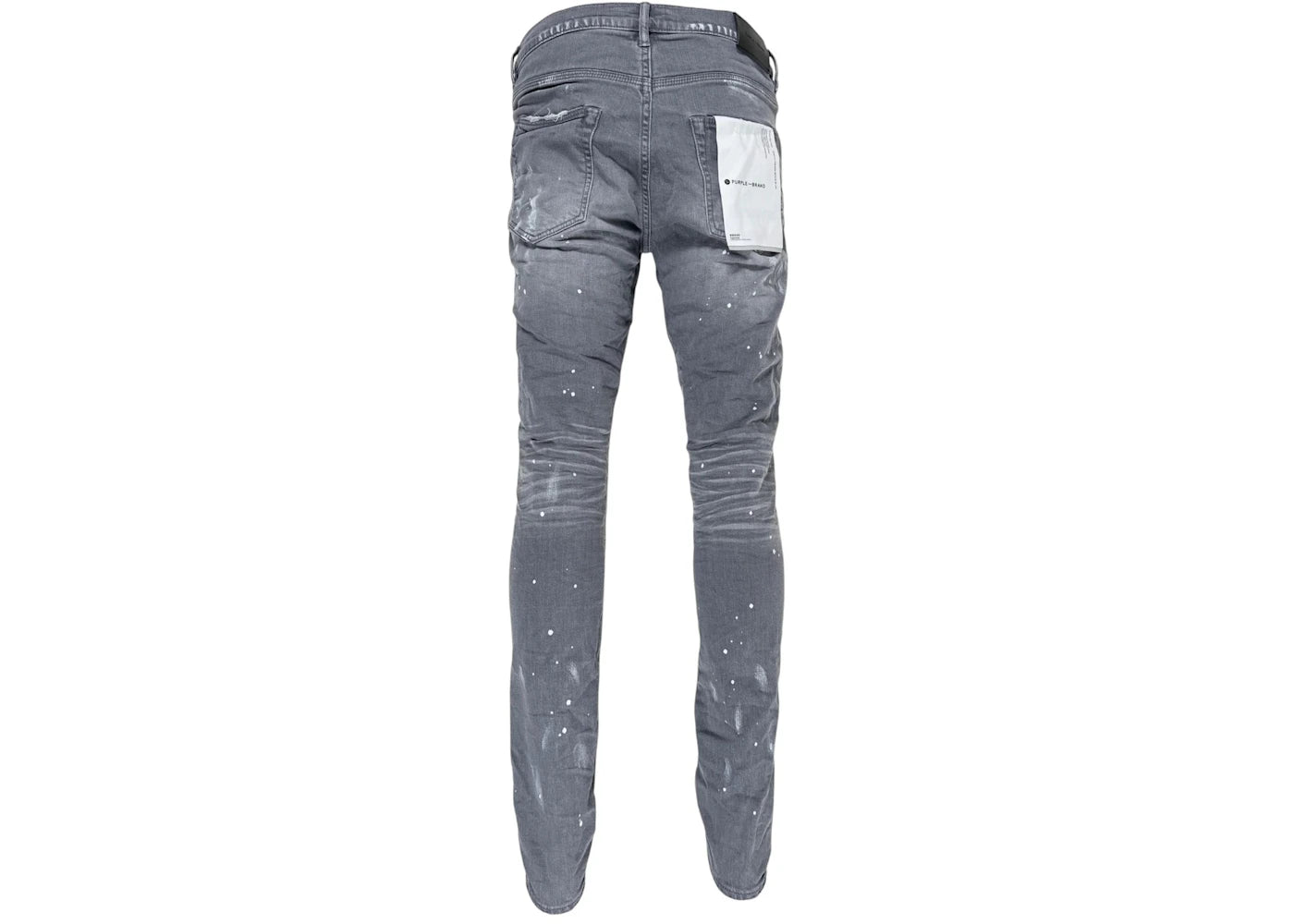 Purple Brand Worn Knee Slit Jean Grey - vue secondaire B