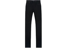 RtA Bryant Flocked Jeans Black