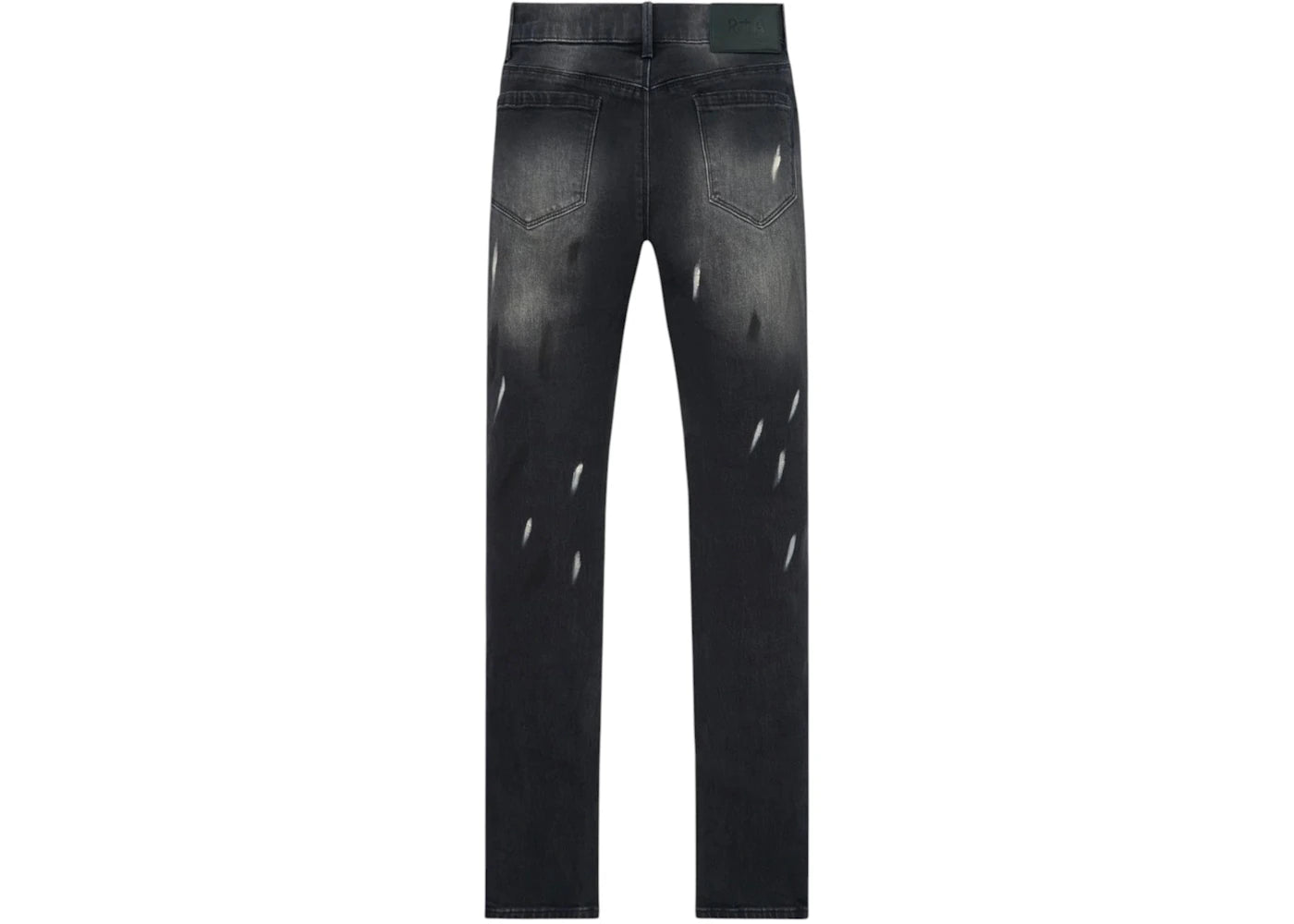RtA Bryant Inkstone Paint Jeans Black - vue secondaire B
