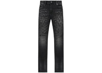 RtA Bryant Skinny Graphite Fade Allover Cross Jeans Graphite