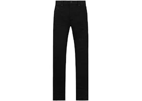 RtA Bryant Skinny Jeans Black Logo - vue 360