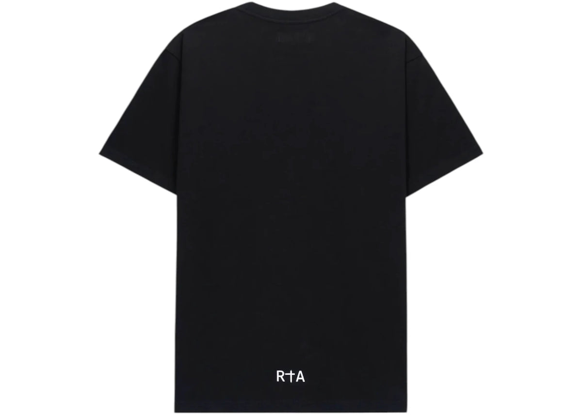 RtA Colin Oversized Short Sleeve Tee Black Cross Grillz - vue secondaire B