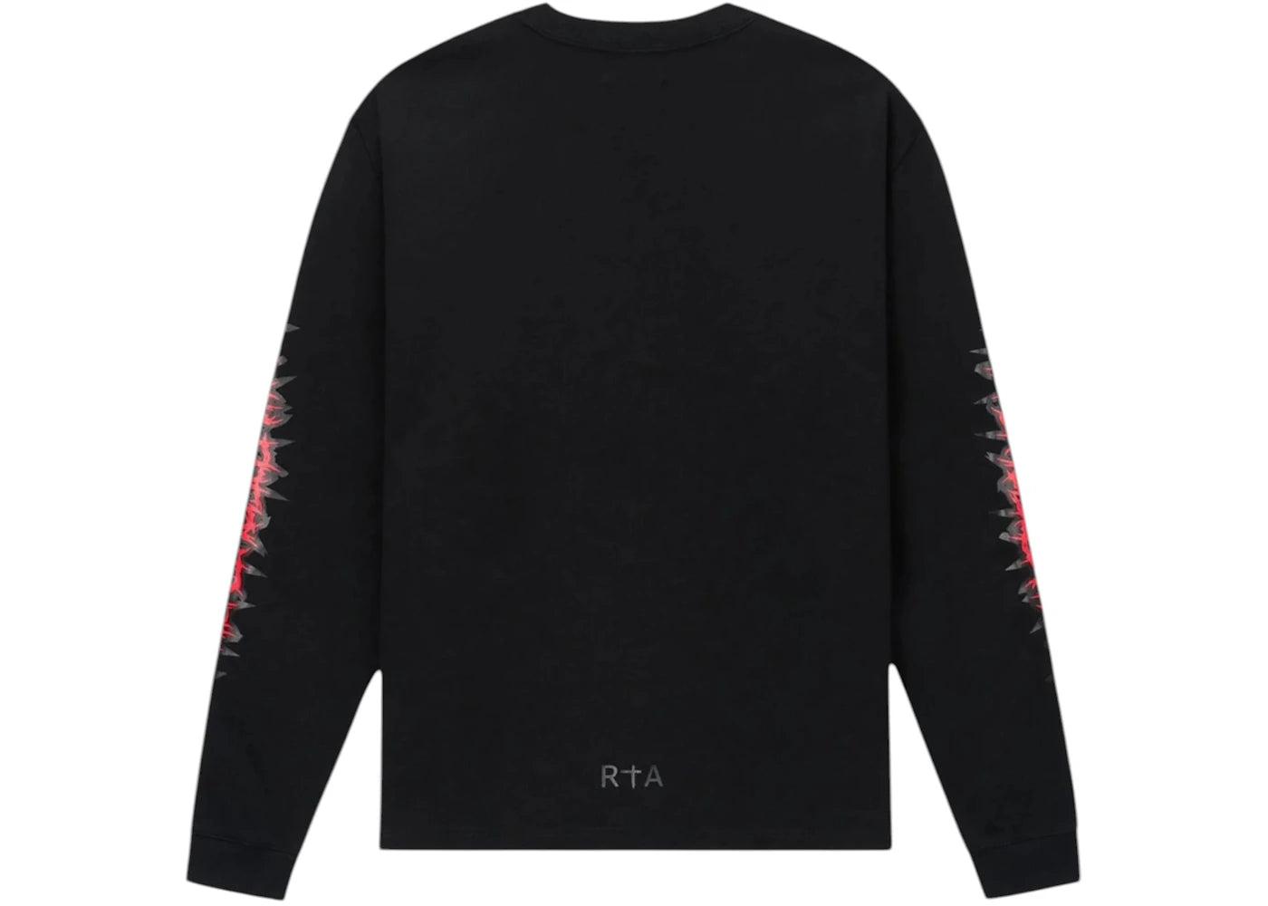 RtA Lawrence Black Cyber Sigilism L/S Tee Black - vue secondaire B