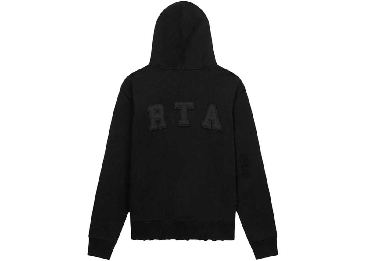 RtA Markus Hoodie Black - vue secondaire A