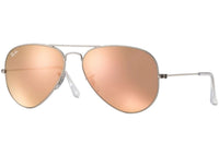 Ray-Ban Aviator Flash Lenses Sunglasses Silver (RB3025-019/Z2-58)
