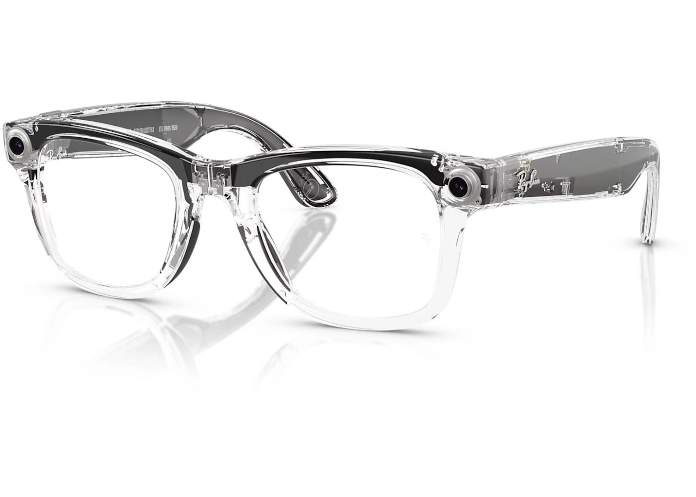 Ray-Ban Meta Wayfarer Limited Edition RW4006 Transparent/Blue - vue 360