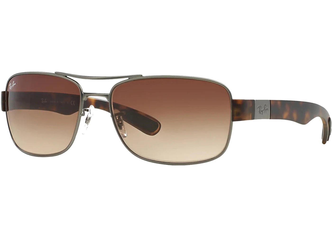 Ray-Ban RB3522 Sunglasses Gunmetal/Green (RB3522) - vue secondaire A