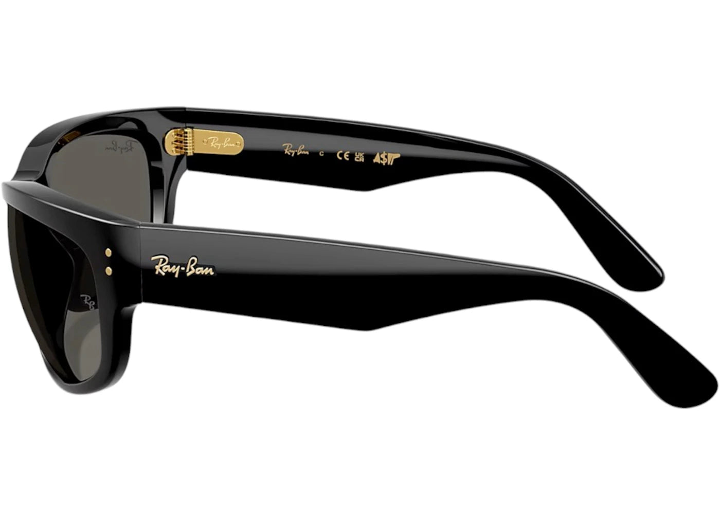 Ray-Ban x A$AP Rocky Mega Balorama Blacked Out Collection Sunglasses Black Dark Grey (RB2289 6826J5 63-19) - vue secondaire B