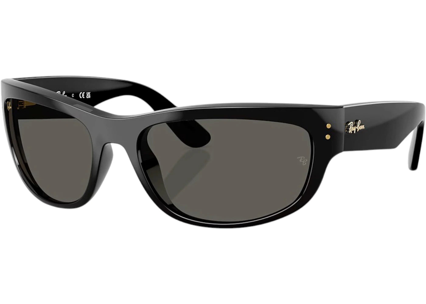 Ray-Ban x A$AP Rocky Mega Balorama Blacked Out Collection Sunglasses Black Dark Grey (RB2289 6826J5 63-19) - vue secondaire A