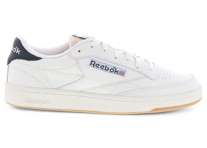 Reebok Club C 85 Vintage Chalk Black Gum - authentic Reebok sneakers