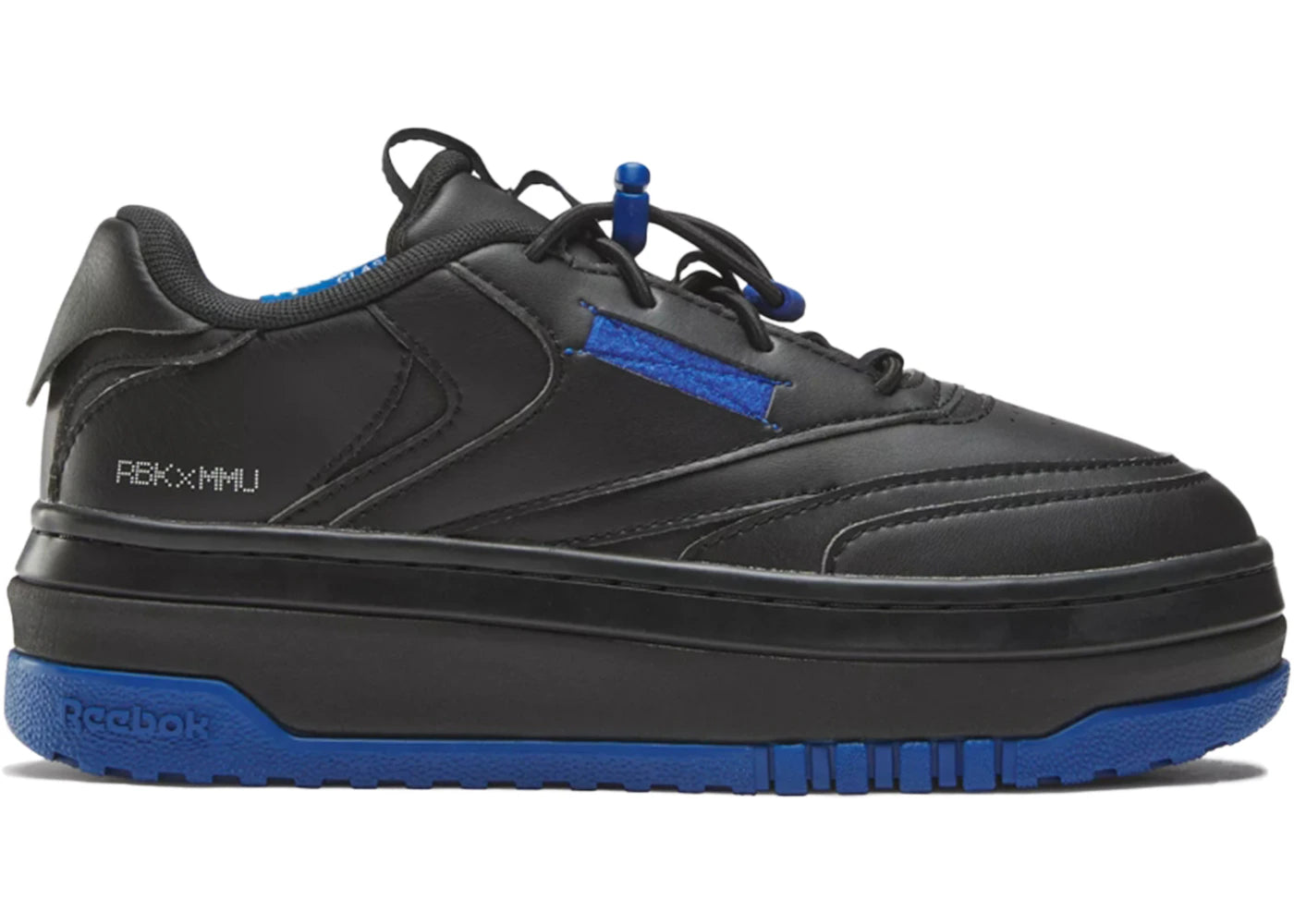 Reebok Club C Extra Vegan Milk Makeup Black Vector Blue - vue 360