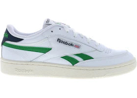 Reebok Club C Revenge White Green Navy - authentic Reebok sneakers