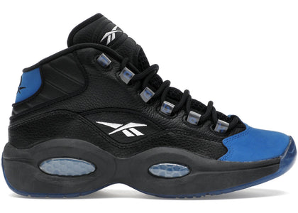 Reebok Question Mid Black and Blue sneakers - authentic Reebok shoes