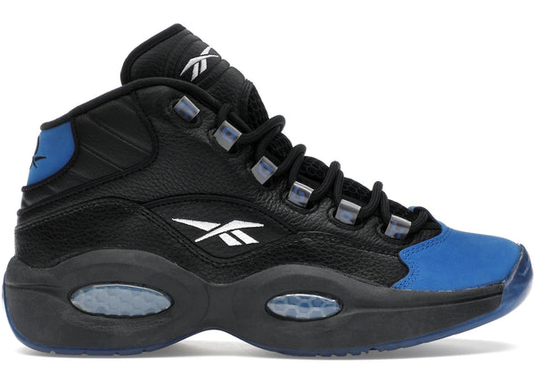 Reebok Question Mid Black and Blue sneakers - authentic Reebok shoes
