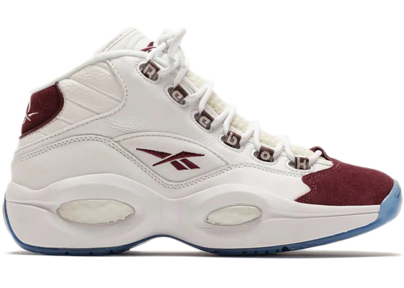 Reebok Question Mid Packer Shoes Burgundy sneakers - authentic Reebok shoes