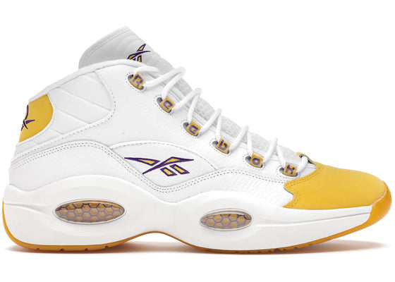 Reebok Question Mid Yellow Toe sneakers - authentic Reebok shoes
