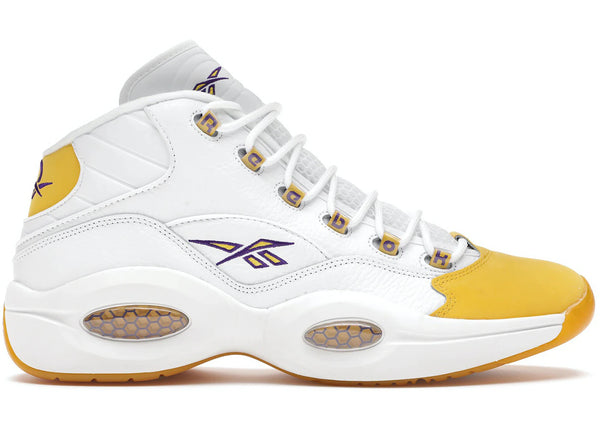 Reebok Question Mid Yellow Toe (Shoe Palace Special Box) sneakers - authentic Reebok shoes