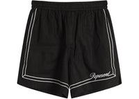 Represent Border Short Jet Black