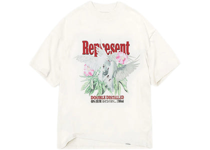 Represent Double Distilled T-shirt Flat White - authentic Represent apparel