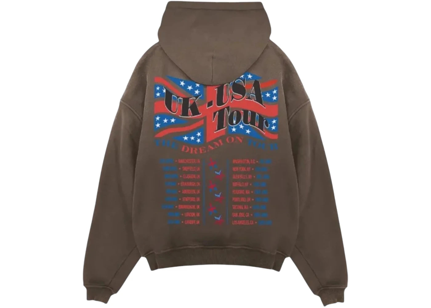 Represent Dream On Tour Hoodie Brown - vue secondaire B