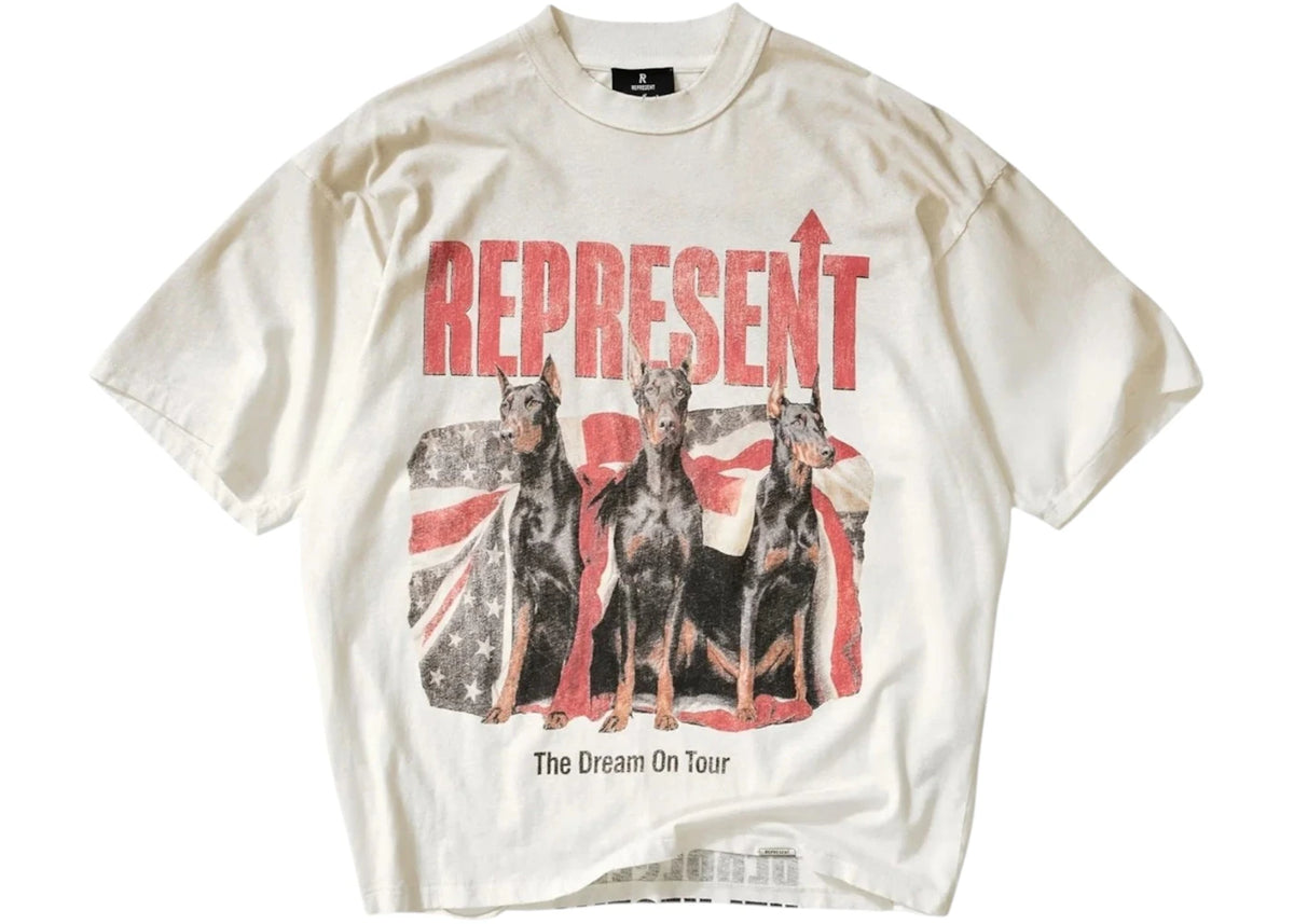 Represent Dream On Tour T-Shirt Beige - vue 360