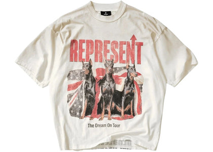 Represent Dream On Tour T-Shirt Beige - apparel view 2