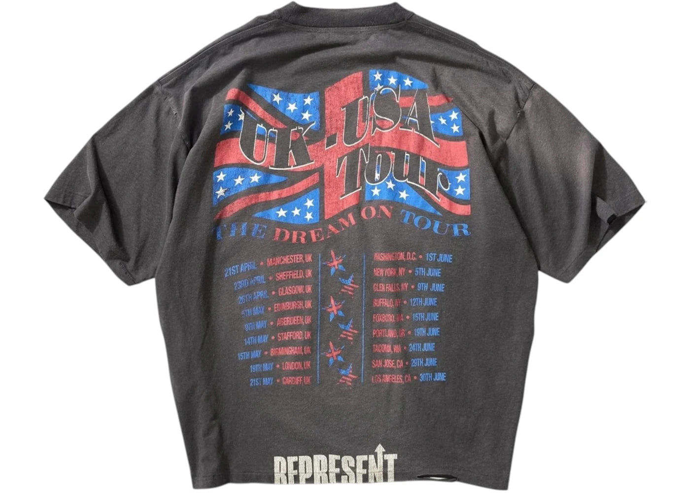 Represent Dream On Tour T-Shirt Grey - vue secondaire A