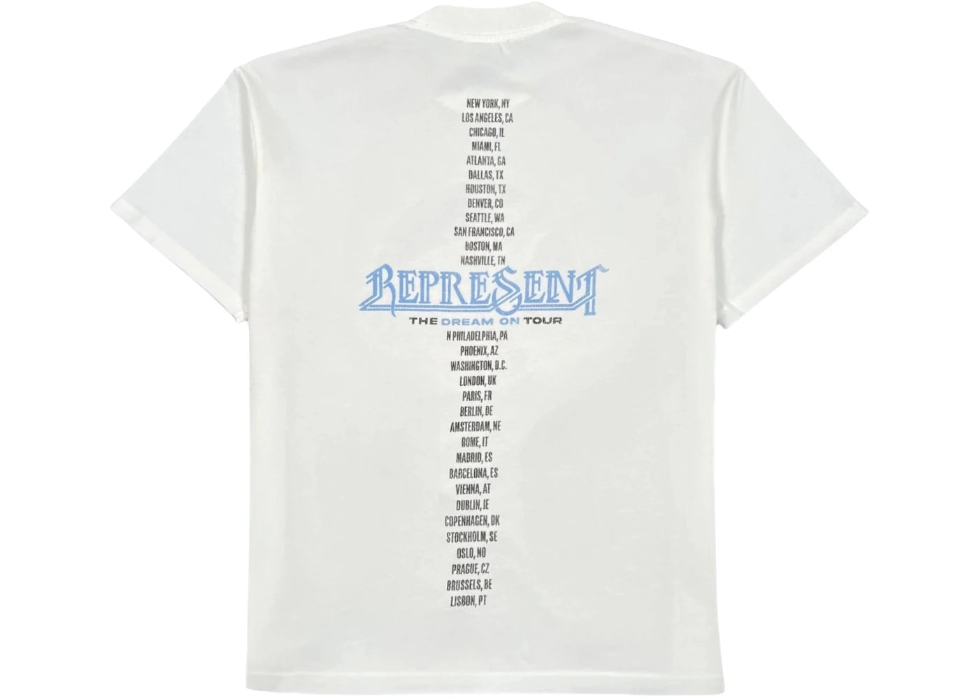 Represent Golden Tour T-shirt White - vue secondaire B