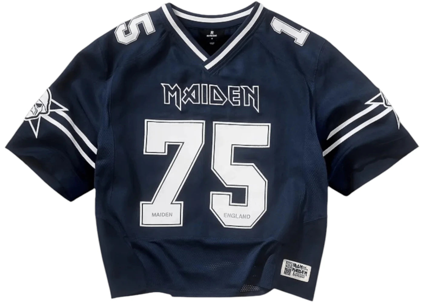 Represent Iron Maiden Anniversary Jersey Blue - vue secondaire A