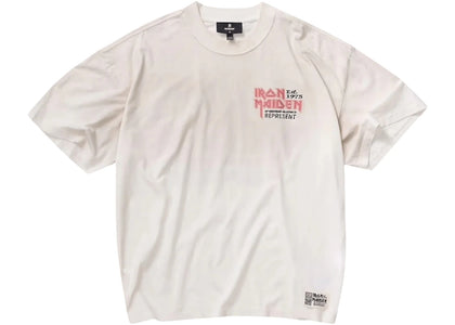 Represent Iron Maiden Anniversary T-shirt Washed Ecru - apparel view 2