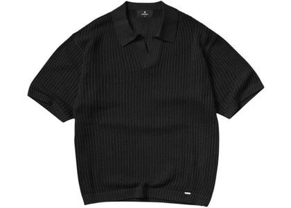 Represent MLM100725 Beverly Knit Polo Jet Black - authentic Represent product