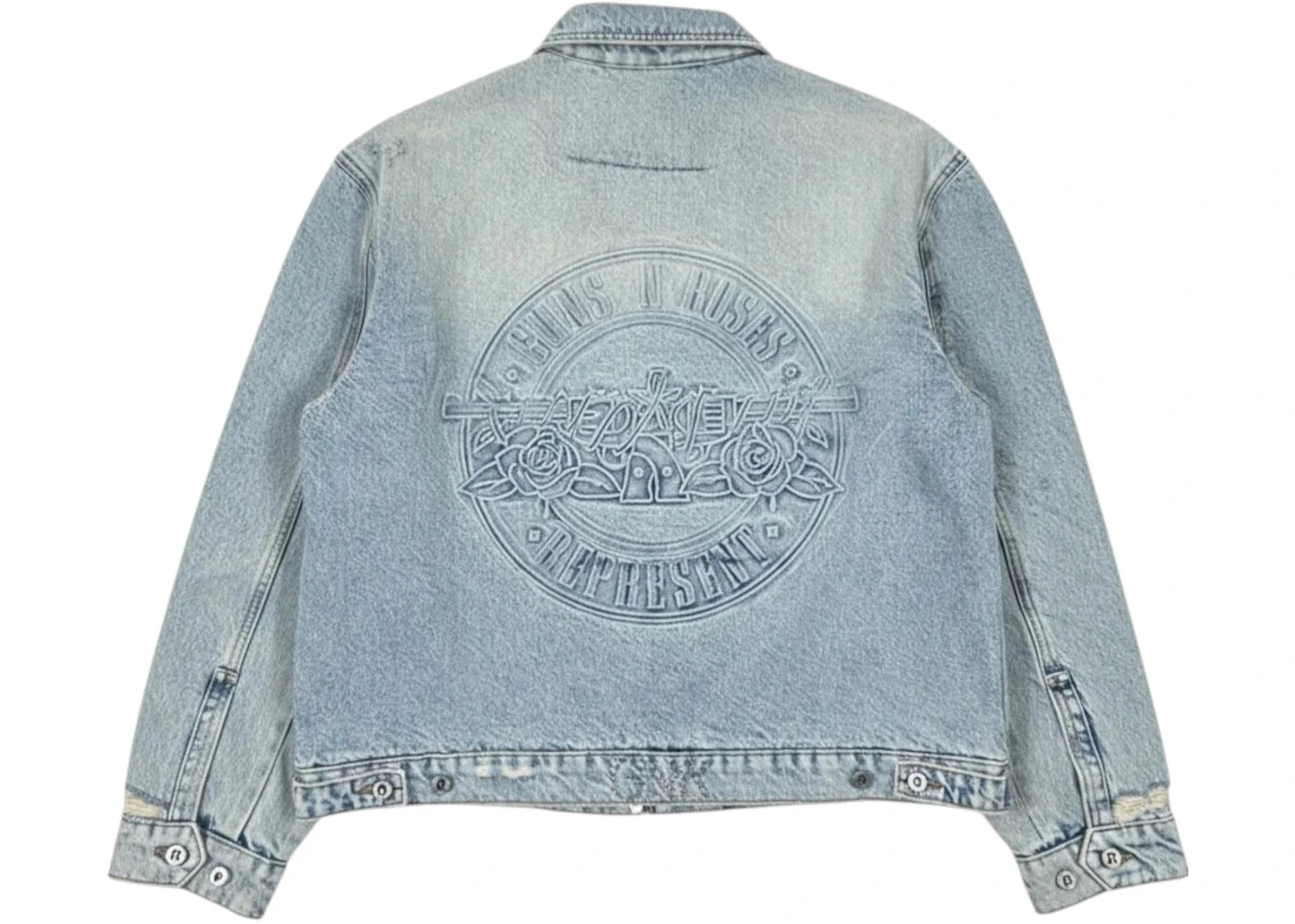 Represent MLM100763-08 Denim Jacket Blue - vue secondaire B