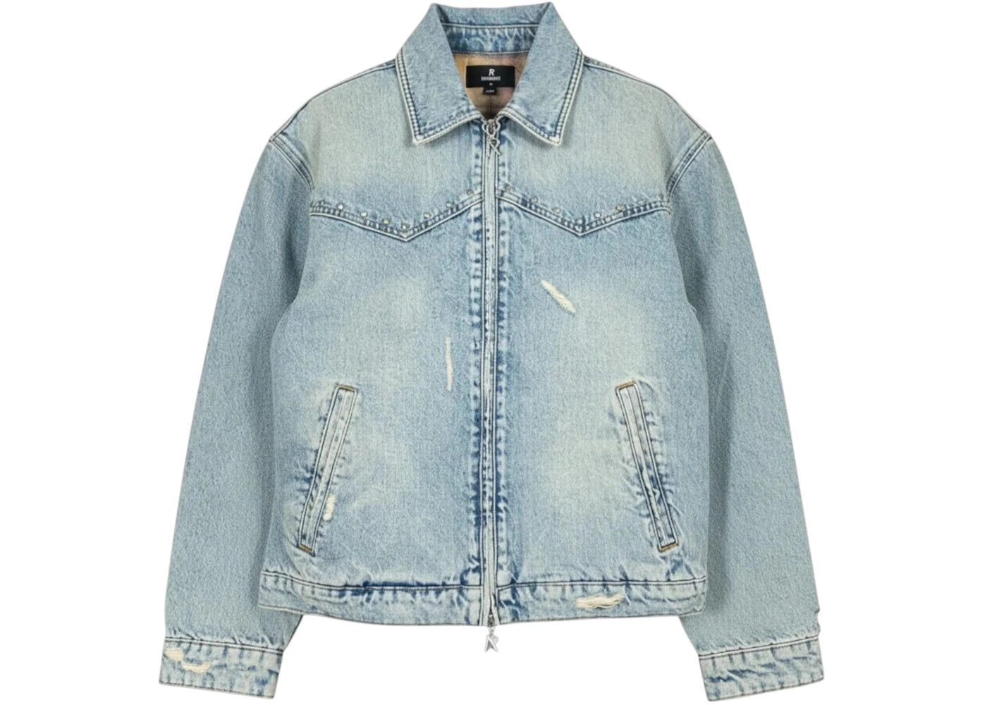 Represent MLM100763-08 Denim Jacket Blue - vue secondaire A