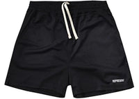 Represent Mesh Shorts Washed Black