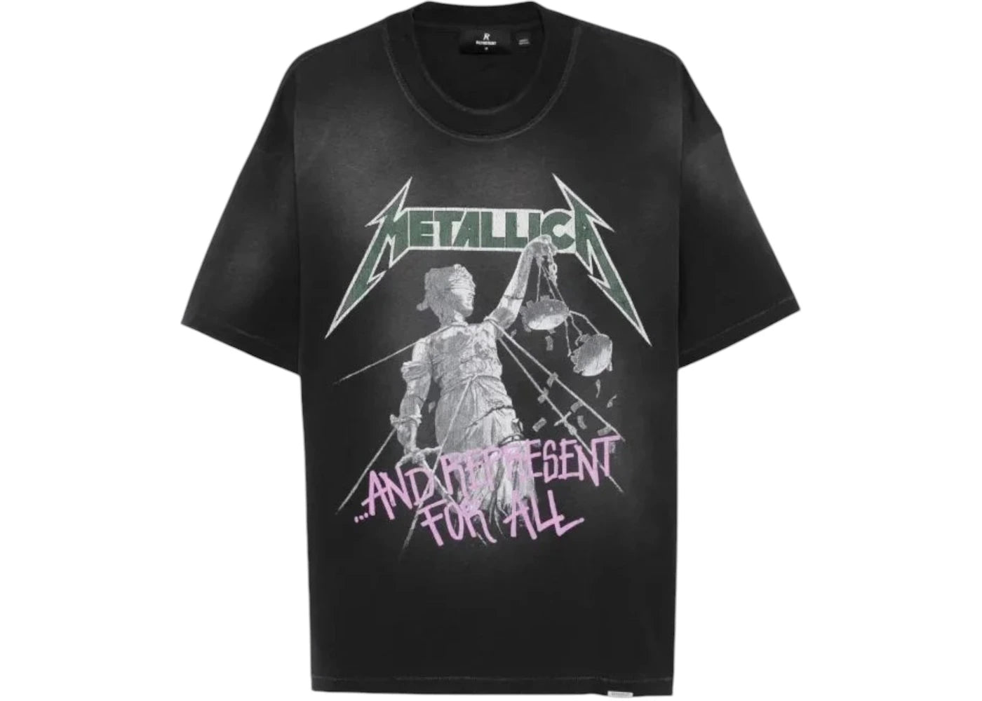 Represent Metallica Justice Tee Black - vue secondaire A