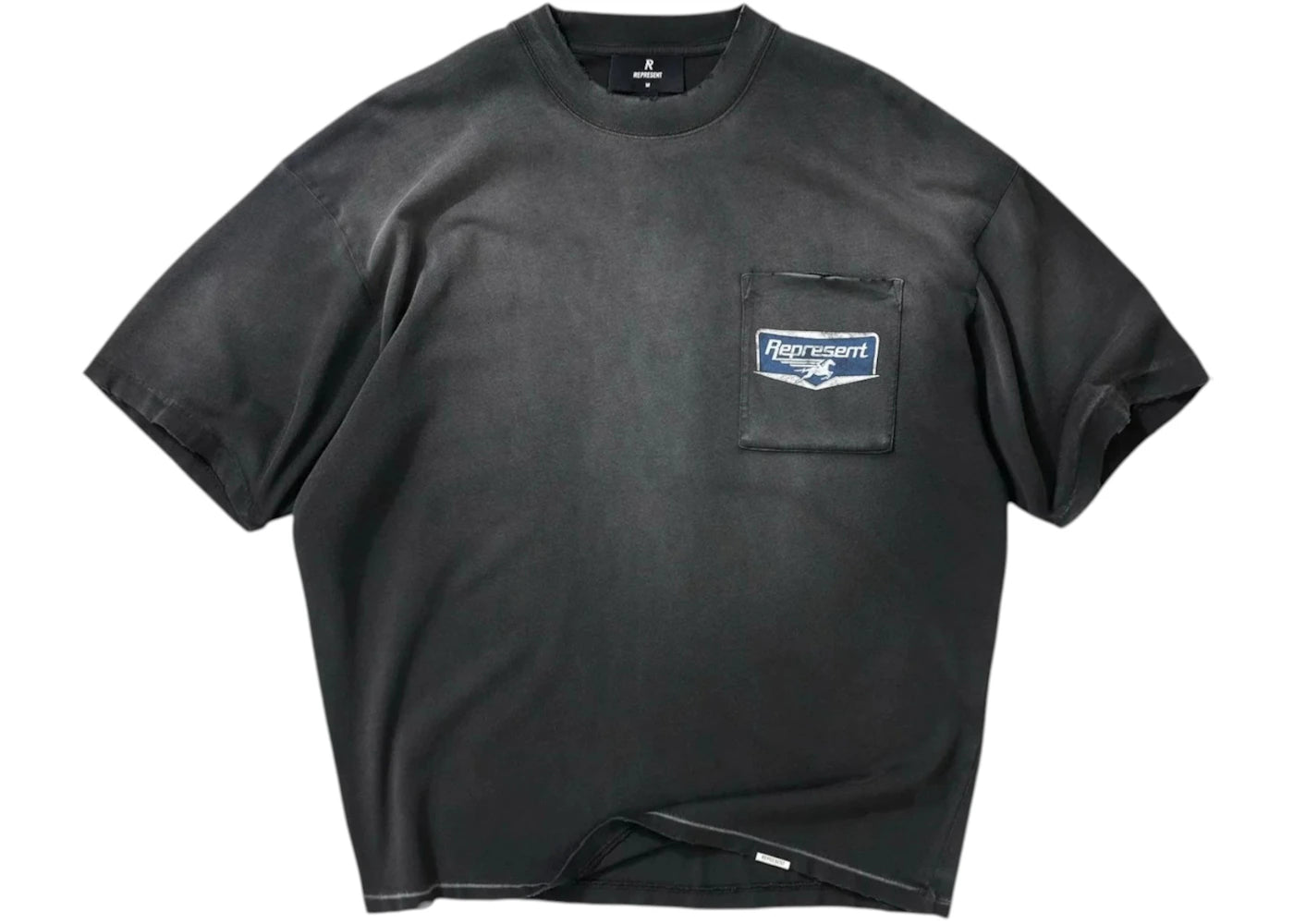 Represent Mlm100596-04 Nothing Faster T-Shirt Black - vue 360