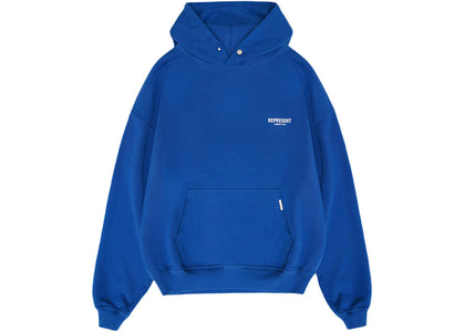 Represent Owner's Club Hoodie Cobalt Blue/White - apparel view 2